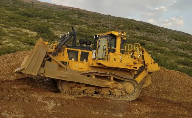 Excavatrice galopante mine assistance extraction